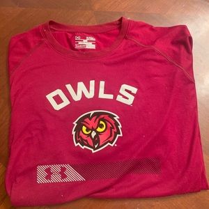 Mens Under Armour Temple University Tshirt